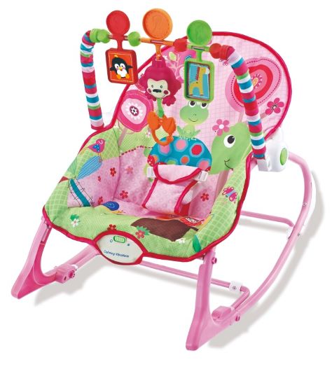 טרמפולינה מתנדנדת ורודה