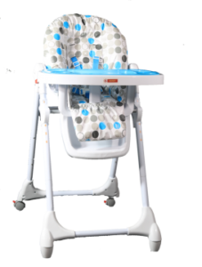 כסא אוכל עיגולים תכלת