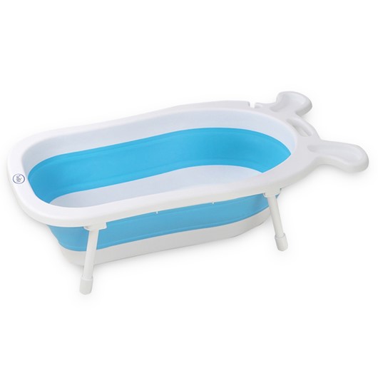 אמבטיה מתקפלת תכלת