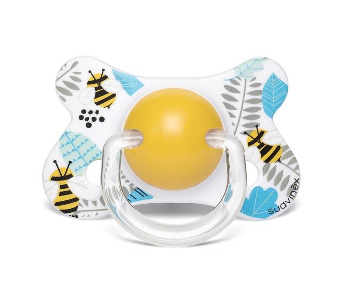 מוצץ דבורה צהוב גדול