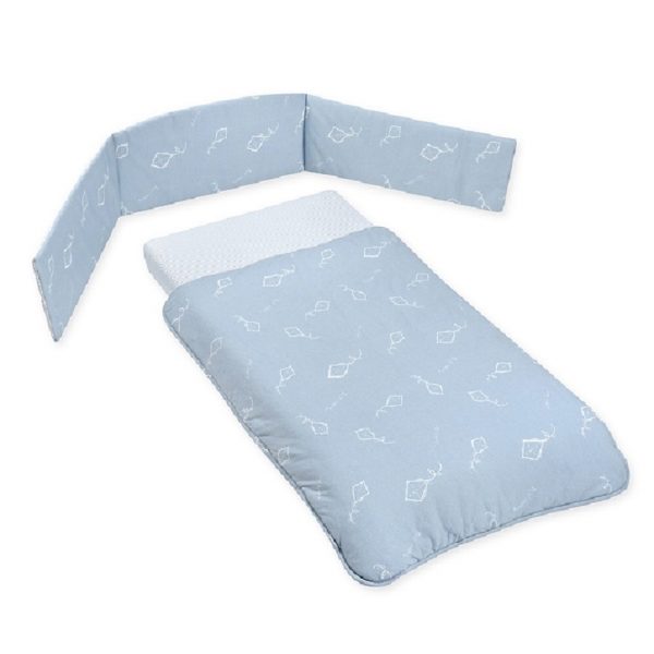 סט עריסה עפיפון תכלת