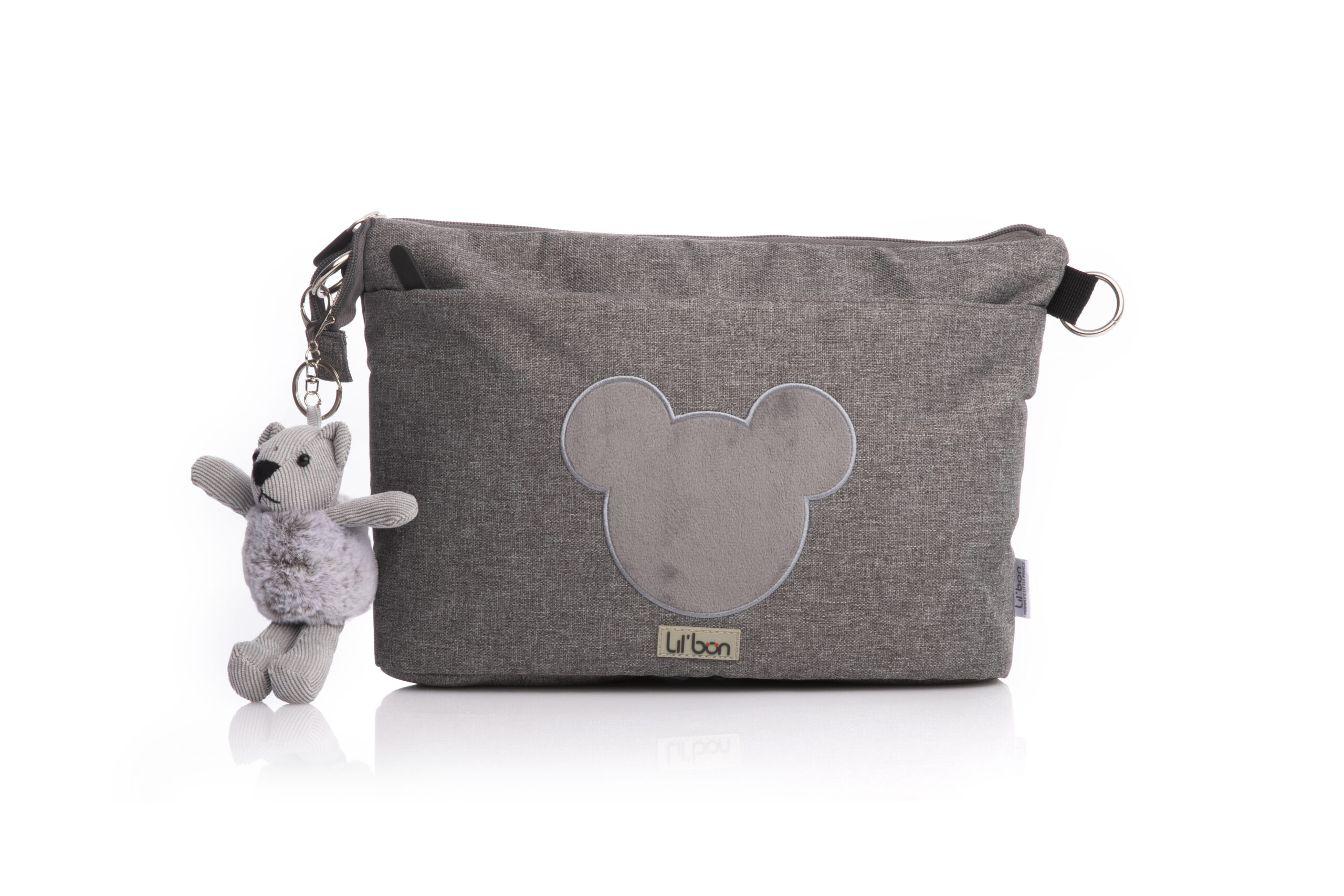 תיק מיקי אפור